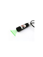 How can glass coated lens 532nm green line laser module work in distan