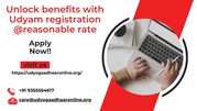 Unlock benefits with Udyam registration @reasonable rate